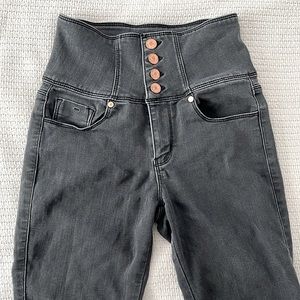 Guess high rise corset jeans